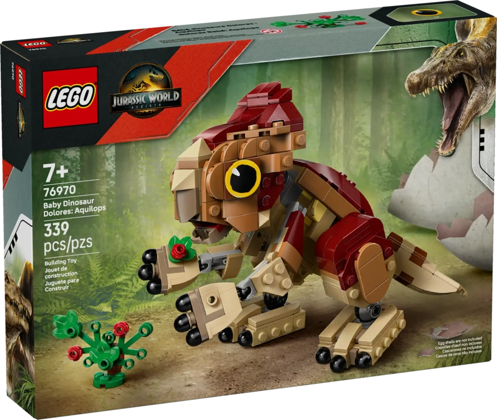 Конструктор LEGO Jurassic World 76970 Детеныш динозаврика Долорес: Аквилопс