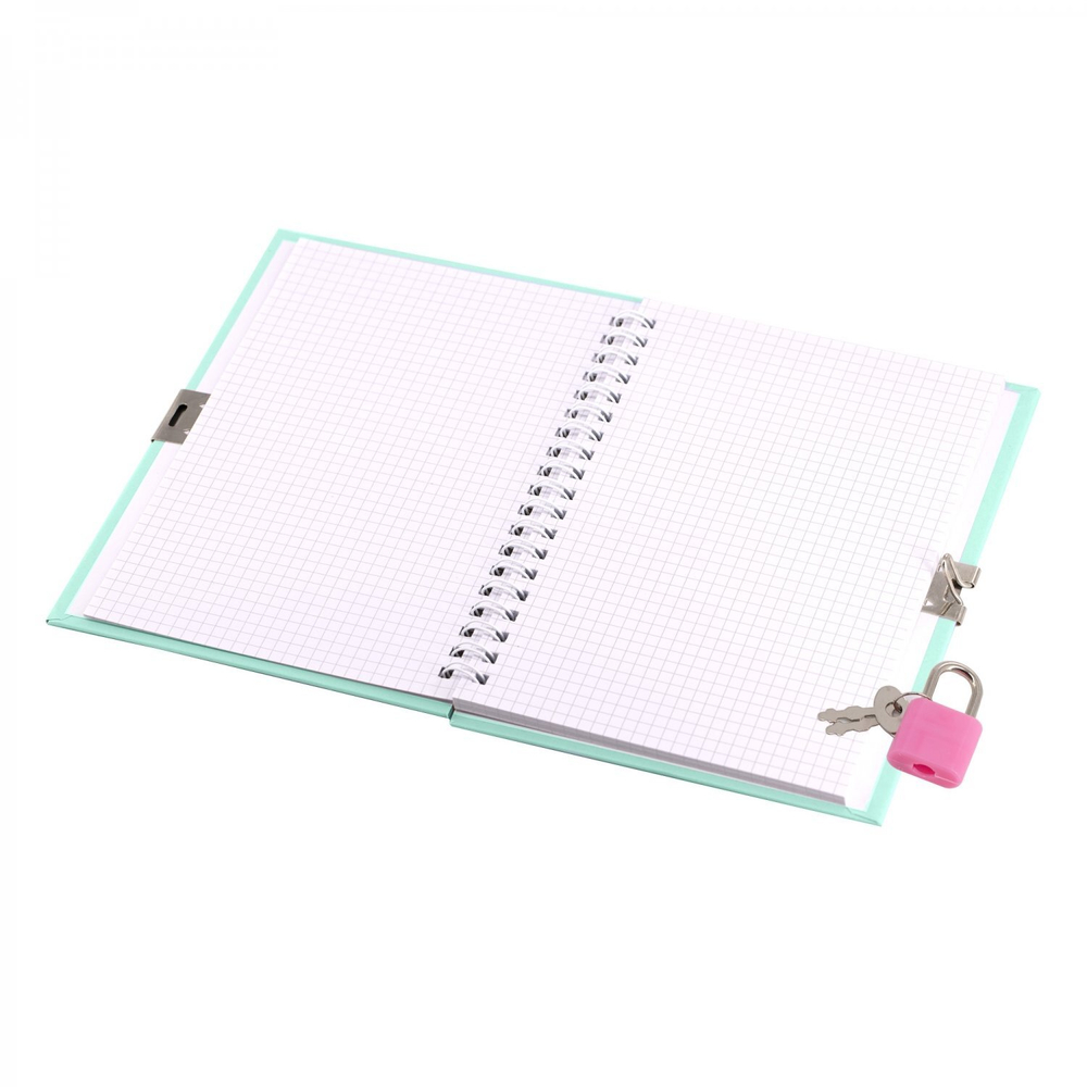 Блокнот 13,0 см * 18,0 см , гребень, Alingar, мат. ламинация, замочек, 45 л., клетка, "Селфи"