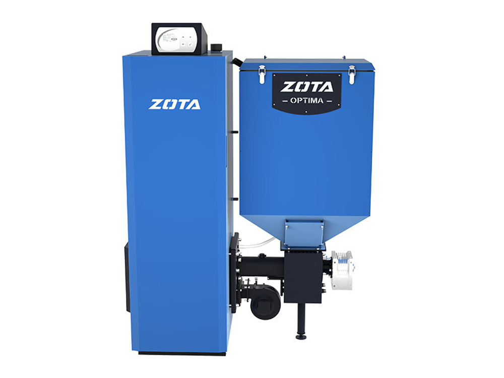 Твердотопливный автоматический котел ZOTA «Optima» 40 (арт.ZO4931120040)