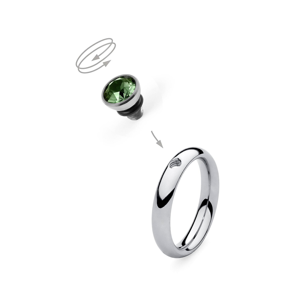 Шарм Qudo Bottone Erinite 5 мм 630057 G/S