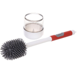 Ерш с креплением на стену «Стиль» 41 см, силиконовая щетка 8607