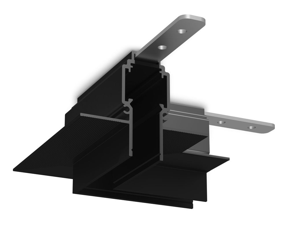 Ambrella Коннектор угловой для встраиваемого шинопровода под ГКЛ 13мм Magnetic 48V 10mm Track System GL1971