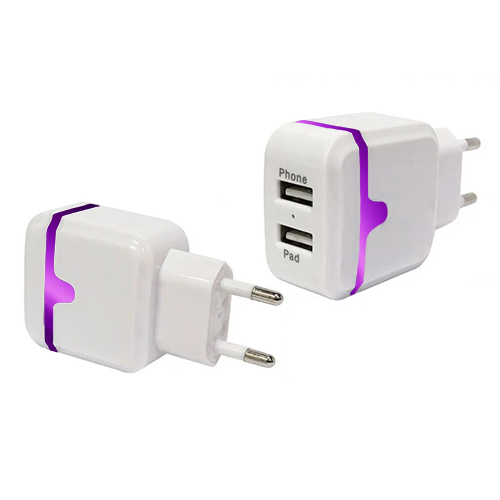 Сетевое зарядное устройство 5V 2A 2USB BB-326