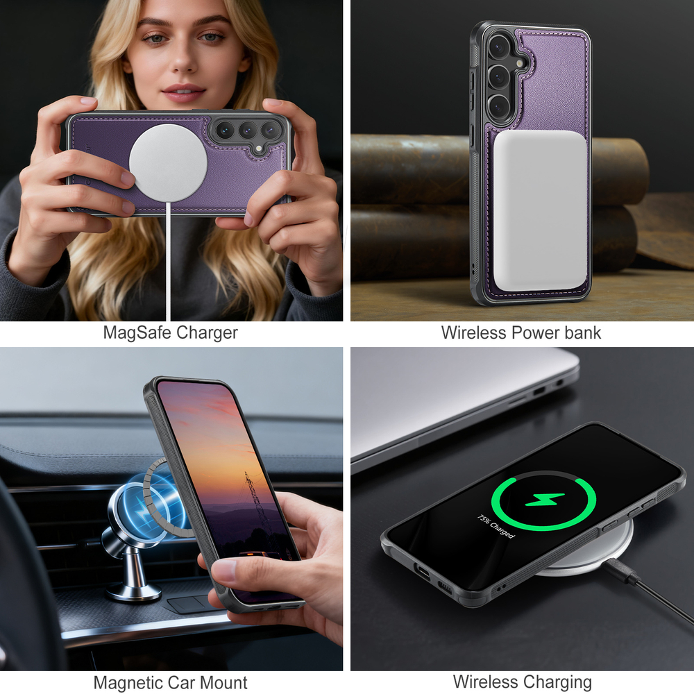 Чехол CaseMe Cardholder 2 in 1 Samsung Galaxy S25 FE