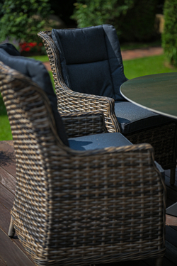 Кресло из искусственного ротанга БЕРГАМО бежево-коричневое