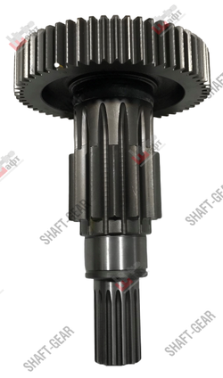 12JSD200T-1707048 - Вал промежуточный демультипликатора (длинный) на КПП