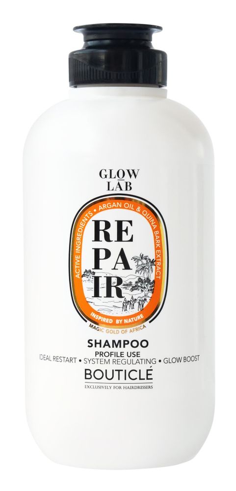 Восстанавливающий шампунь придающий сияние -  Bouticle Glow Lab Argan Repair Illuminating Shampoo 250 мл