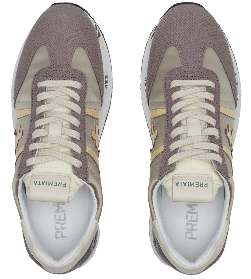 Premiata Conny 5950 кожаные бежевые