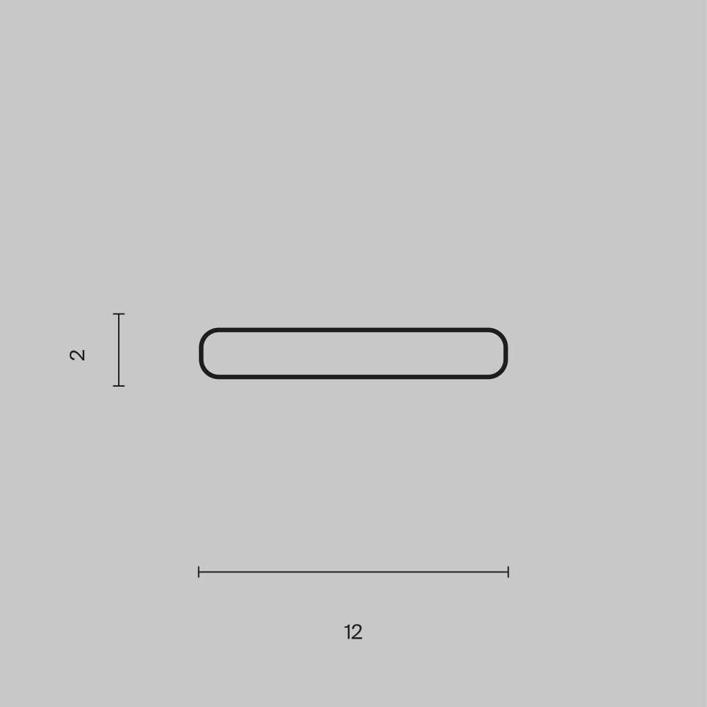 Профиль Led Strip ALM-1202-S-2M