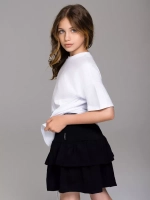 Черные юбка-шорты спортивная для девочки