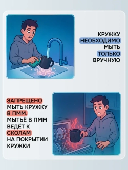Кружка хамелеон с фотографией и своим принтом на заказ