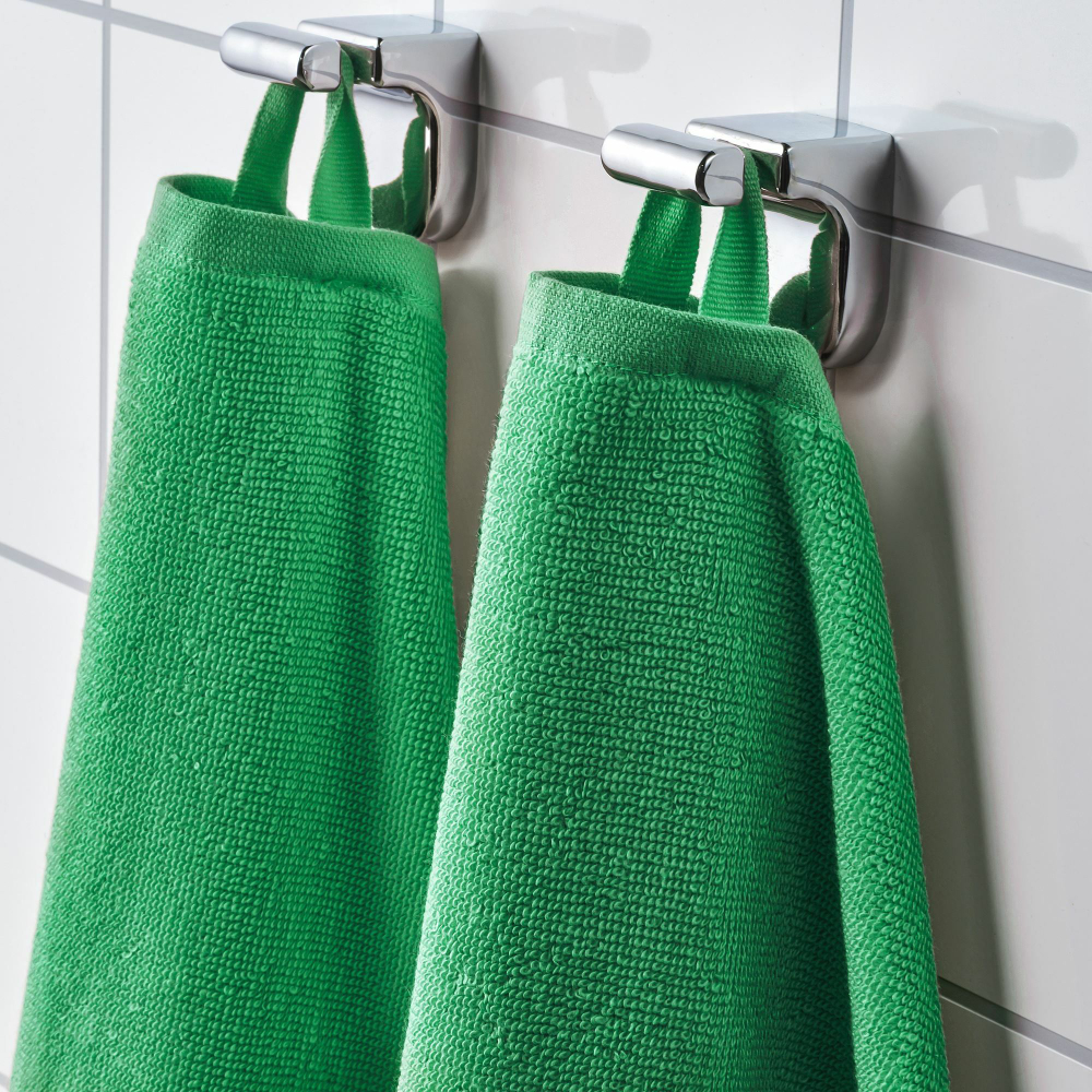 Полотенце IKEA VAGSJON (ВОГШЁН), Зеленый, 40х70 см