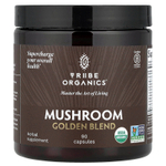 Tribe Organics, Золотая смесь грибов, 90 капсул