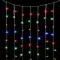 Светодиодный занавес 2*3 м., 600 разноцветных LED ламп, облегченный, прозрачный провод ПВХ, LTC (PCL600NOT-10-2M)