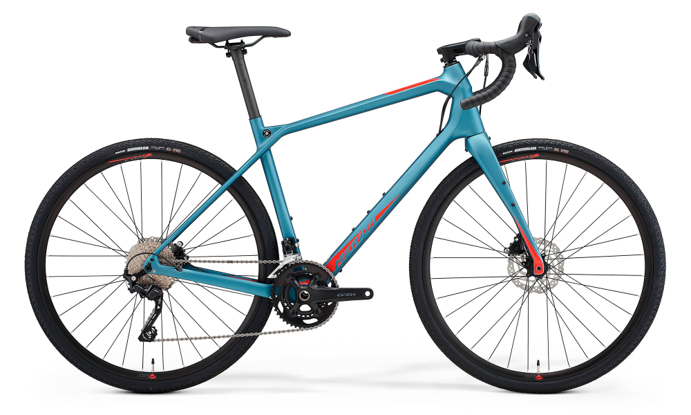 Велосипед '21 Merida Silex 4000 Рама:L(53cm) MattTeal-Blue/GlossyRed (6110872156)