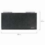 Планинг настольный недатированный (285х112 мм) STAFF, бумвинил, 64 л., черный, 127056