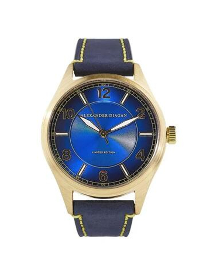 Часы кварцевые Solar System, темно-синие