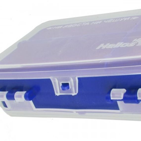 Коробочка для оснастки Helios двухсторонняя (синяя)