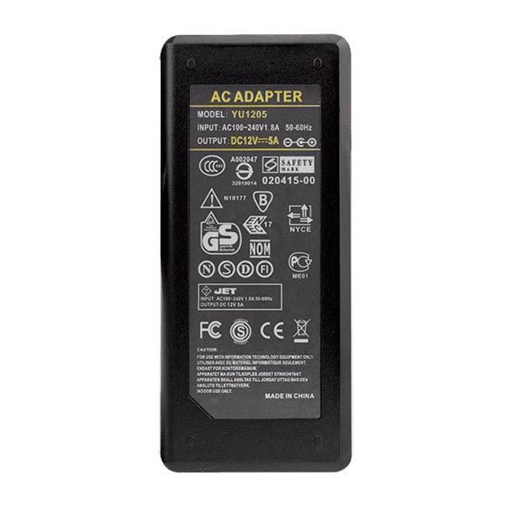 Блок питания SWG 12V 60W IP20 5A NA-60-12 002835