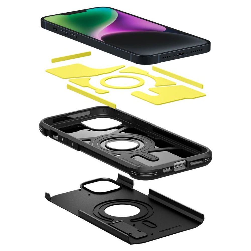 Гибридный чехол с поддержкой MagSafe Spigen Tough Armor (Mag Fit) для iPhone 14 Plus