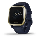 Смарт-часы Garmin Venu Sq Music Edition темно-синий с золотистым алюминиевым безелем 010-02426-12