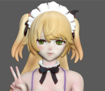 Фишэль горничная Genshin Impact Фигурка