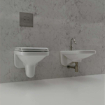 Биде подвесное AXA Moss, белое 2102001