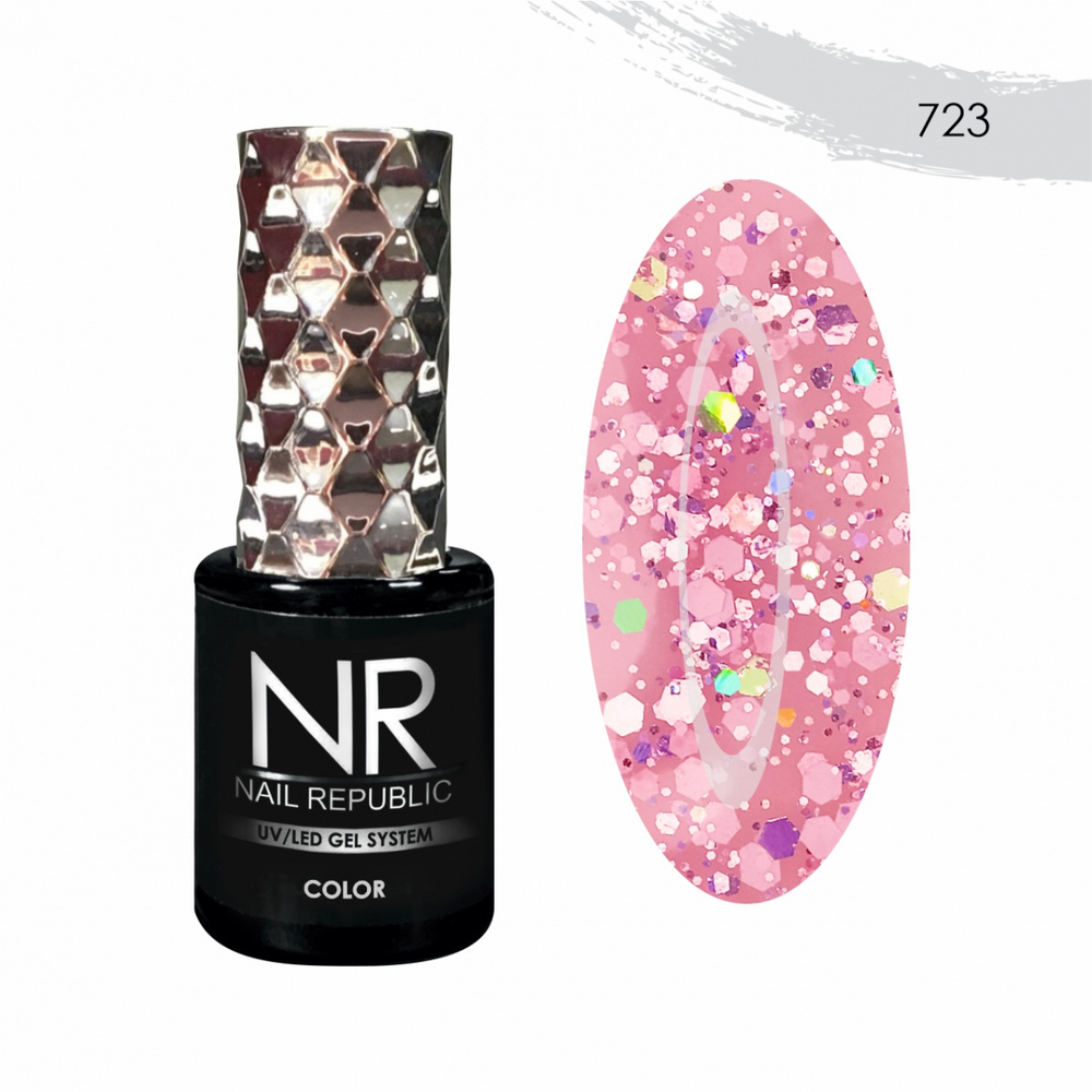 Nail Republic Гель-лак NR-723 Euphoria, 10 мл