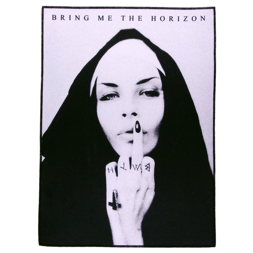 Нашивка спиновая Bring Me The Horizon монахиня (235)