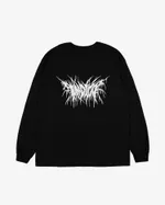 Лонгслив Indigo Stuff White Metal черный