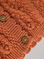 Вязаный кардиган для малышей Next K82-413, Кирпичный