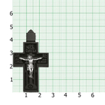 Крест с молитвой Честному Кресту - крупный