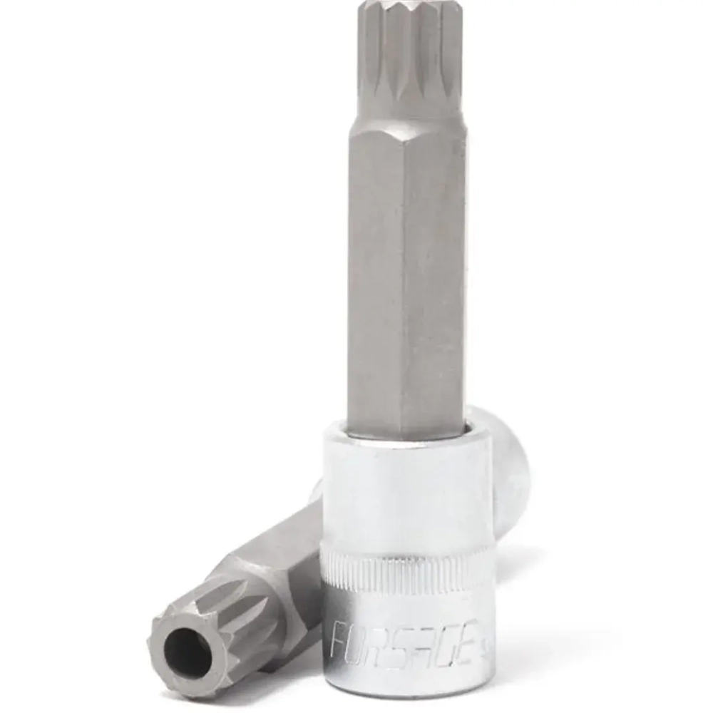 Головка-бита SPLINE 12-лучевая M16 с отверстием 1/2''(L-55мм) Forsage F-34805516T