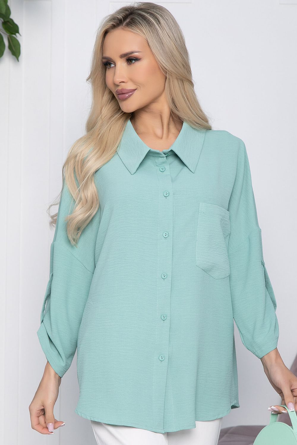 Рубашка Лето (олива) Б10585 LT Collection