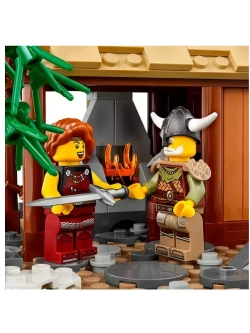 Конструктор Скандинавская деревня викингов 2103 детали