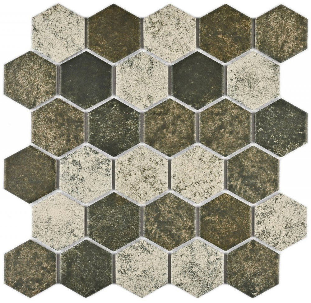 Мозаика из керамогранита Olmeto Grey/Олмето серый (51х59) 271х282х6 мм (шт)
