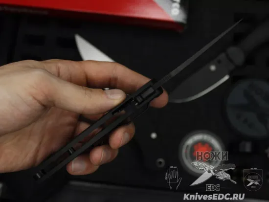 Нож складной Spyderco Para 3 223GPBK c клинком сатин CPM-S45VN, рукоять черная G10