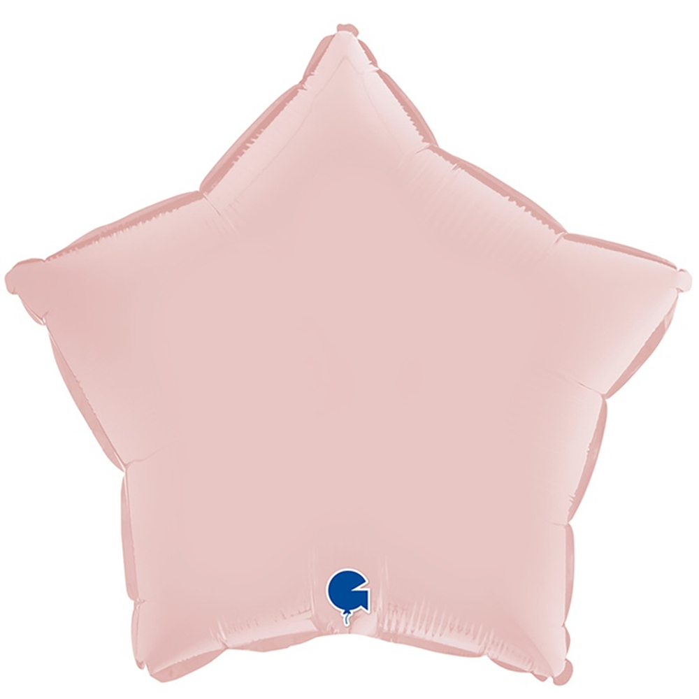 Шар фольгированный Звезда 46 см (Розовый)