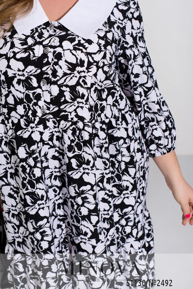 Платье 2492-черный Minova