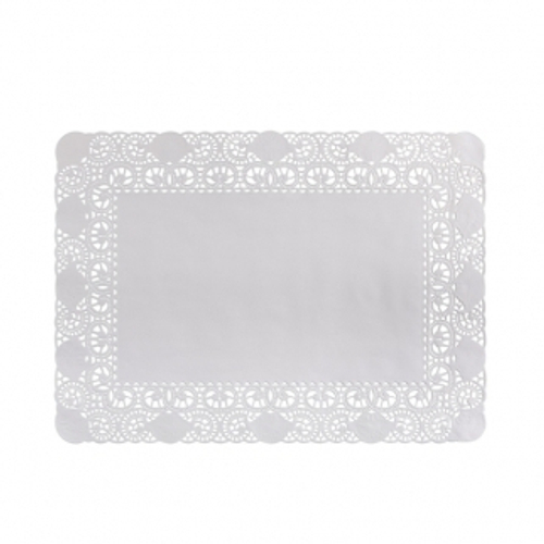 Салфетки Ажурные прямоугольные, 20см*30см, 250шт/упак