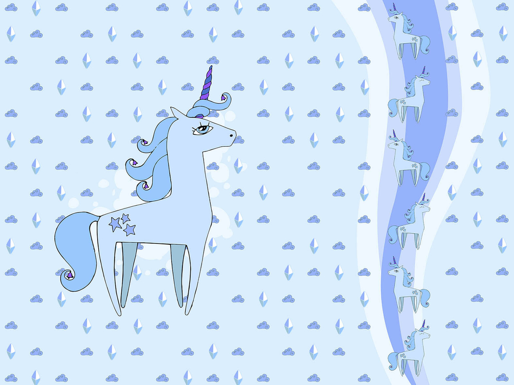 Дизайнерские обои Wall Street Unicorn Valley