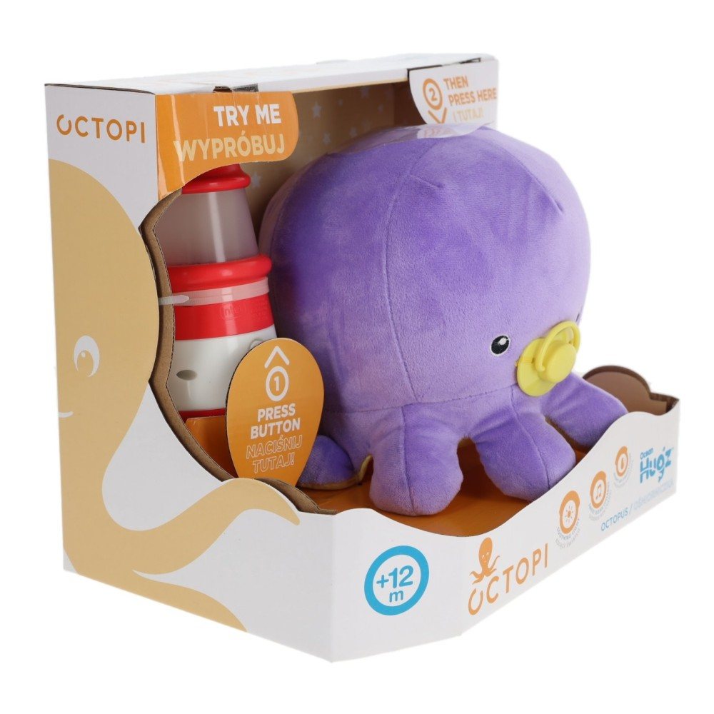 Мягкая игрушка TM Toys Ocean Hugz 1747 DKM6876 Осьминог с проектором-маяком DKM6876 — фото 1