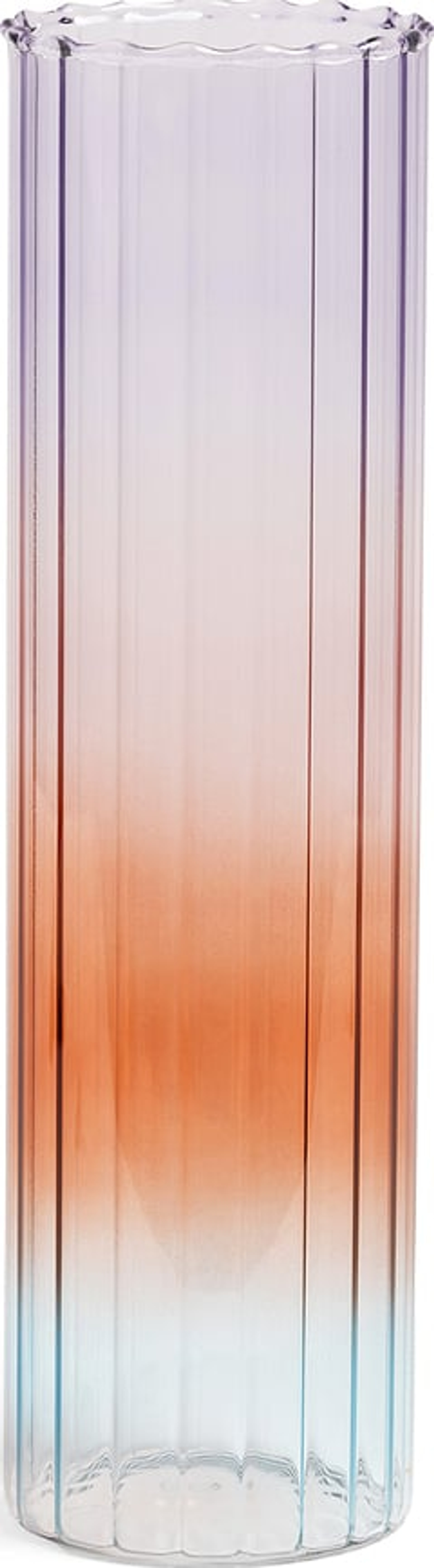 Ваза &K Amsterdam Gradient Боросиликатное стекло, 29 см, разноцветный