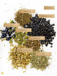 Набор настойки "Джин" в крафт пакете