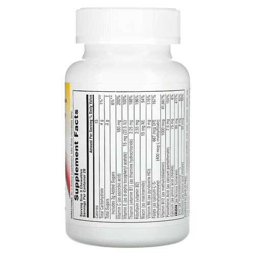 NaturesPlus, Hema-Plex, жевательная добавка с железом, с ягодным вкусом, 60 жевательных таблеток