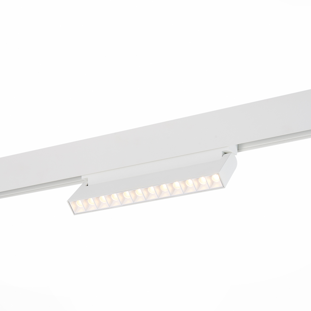 ST364.536.12 Магнитный трековый светильник белый LED 1*12W 3000K 1 009Lm Ra&gt;80 36° IP20 L219xW22xH108 48V SKYLINE 48