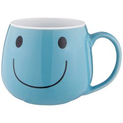 КРУЖКА КОЛЛЕКЦИЯ "ВЕСЕЛЫЙ СМАЙЛИК" 300 МЛ 9*8,2 СМ (КОР=48 ШТ.)