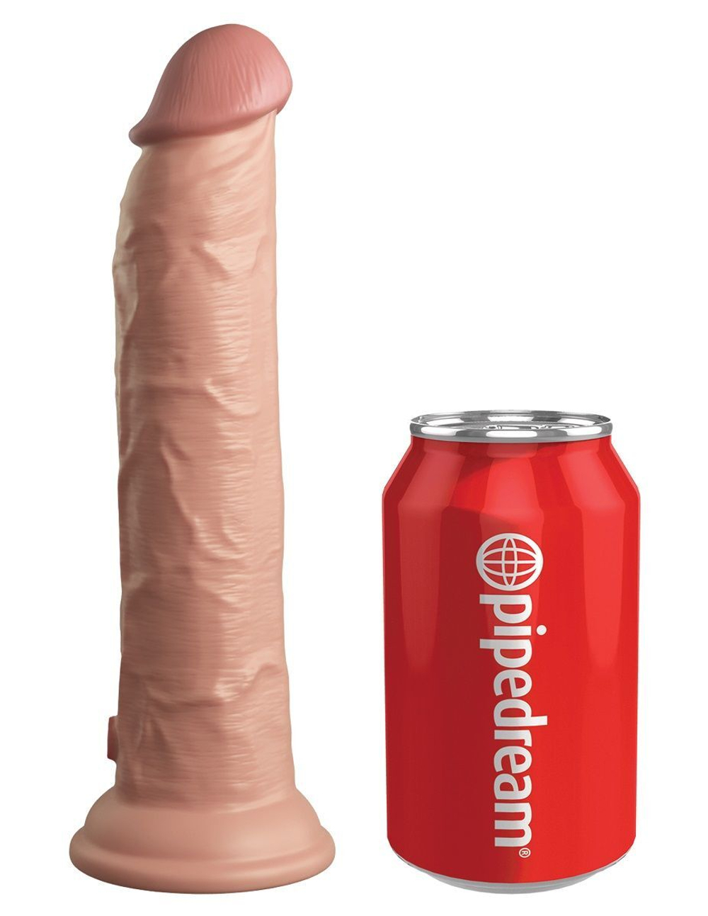Телесный фаллоимитатор 9  Silicone Dual Density Cock - 25,4 см.