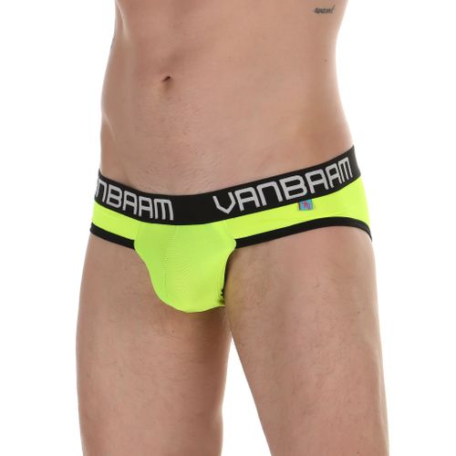 Мужские трусы слипы салатовые Van Baam