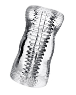 Мастурбатор ToyFa Lingam Asha, прозрачный, 14 см, два входа